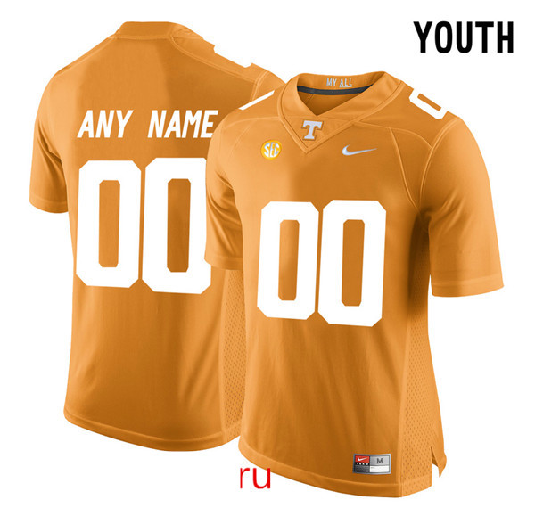 outh Tennessee Volunteers 2016 Orange Nike Custom Game Jersey