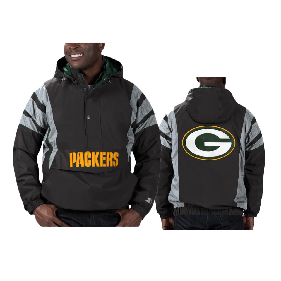 packers black thursday night gridiron reflective stripe jacket