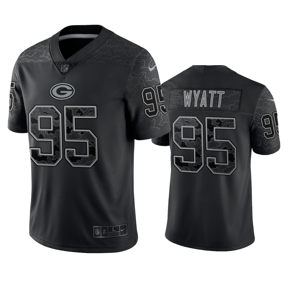 packers devonte wyatt black vapor jersey
