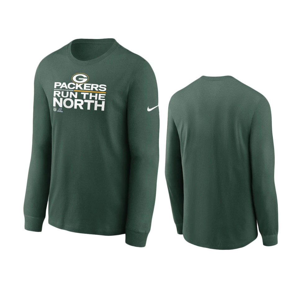 packers green 2021 nfc north division champions trophy collection long sleeve t shirt