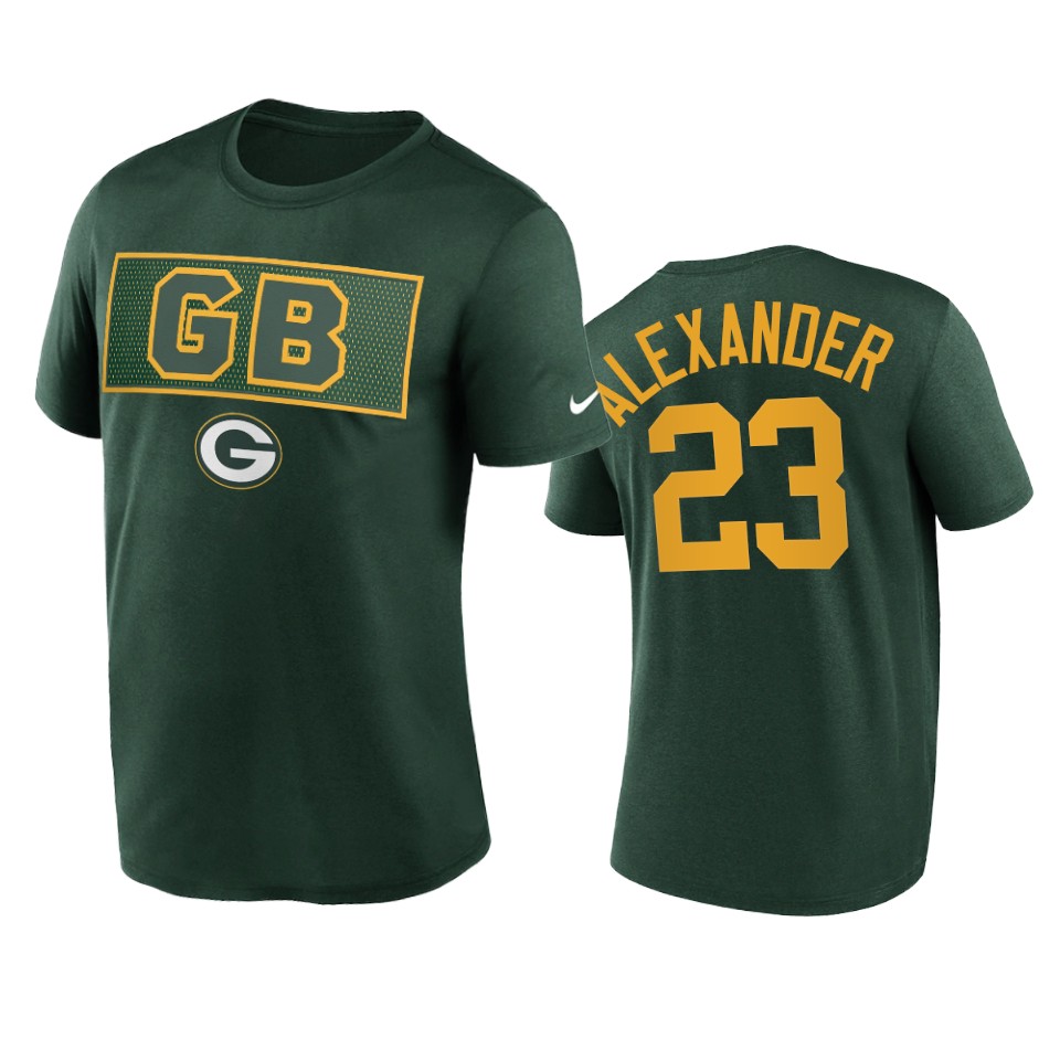 packers jaire alexander green alt logo t shirt