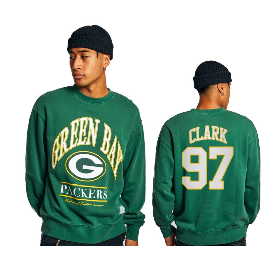 packers kenny clark green vintage sweatshirt