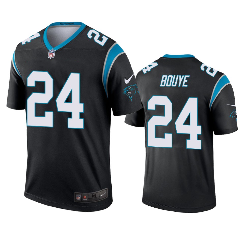 panthers a.j. bouye black legend jersey