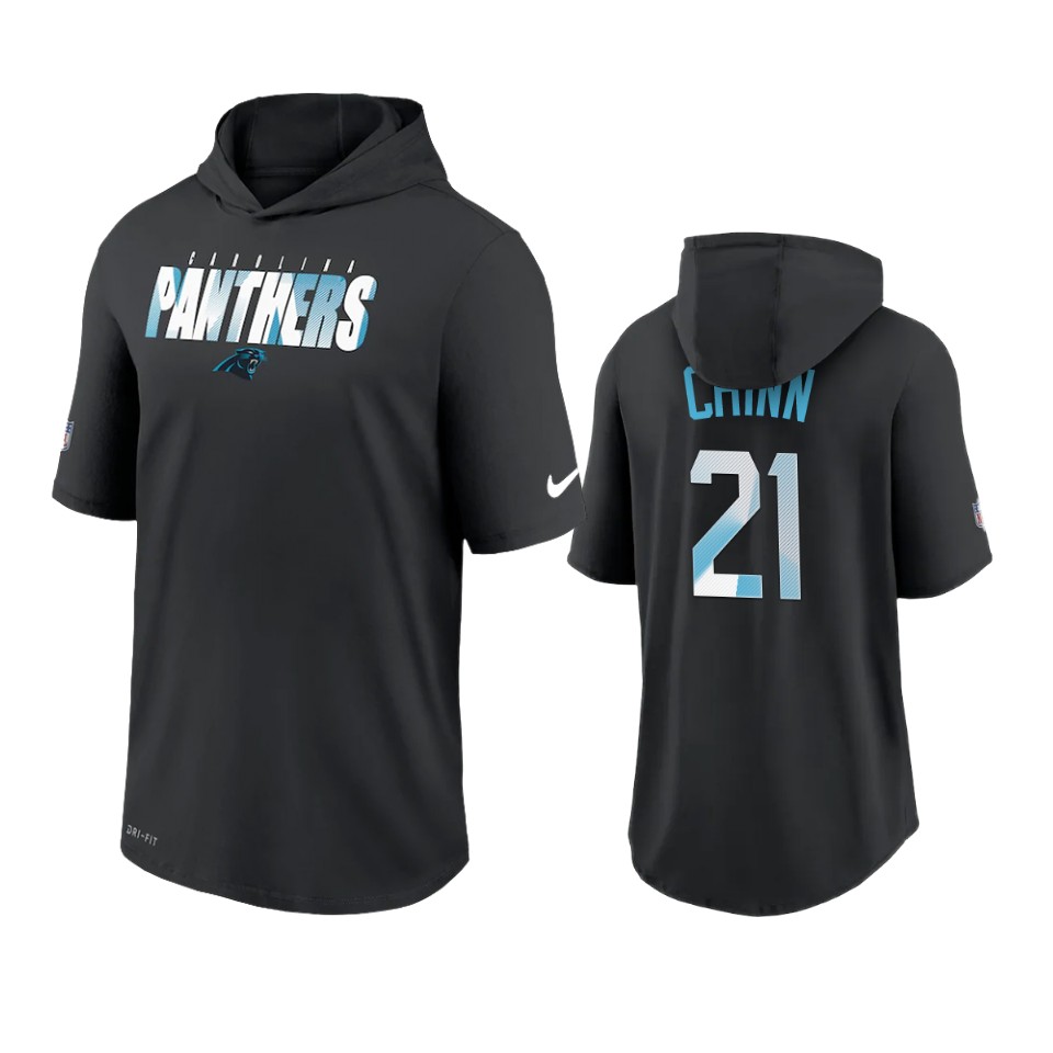 panthers jeremy chinn black sideline playbook hoodie t shirt