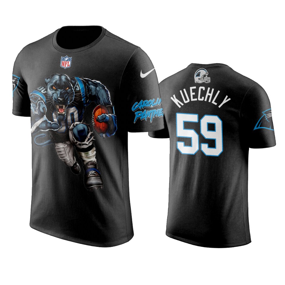 panthers luke kuechly black pumped up panther t shirt
