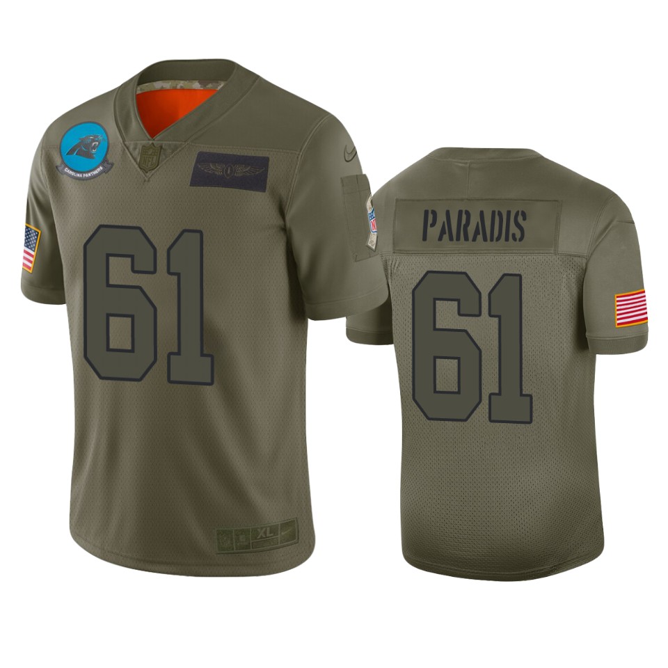 panthers matt paradis camo limited 2019 salute to service jersey