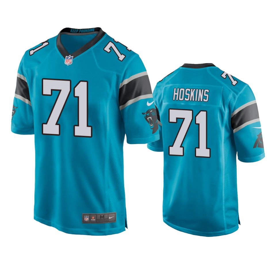 panthers phil hoskins blue game jersey