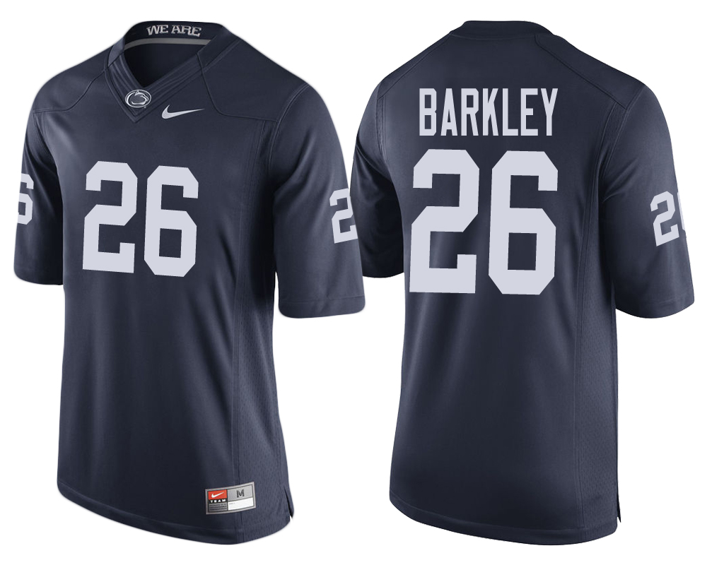 penn state nittany lions navy saquon barkley ncaa college football 2017 special game jersey