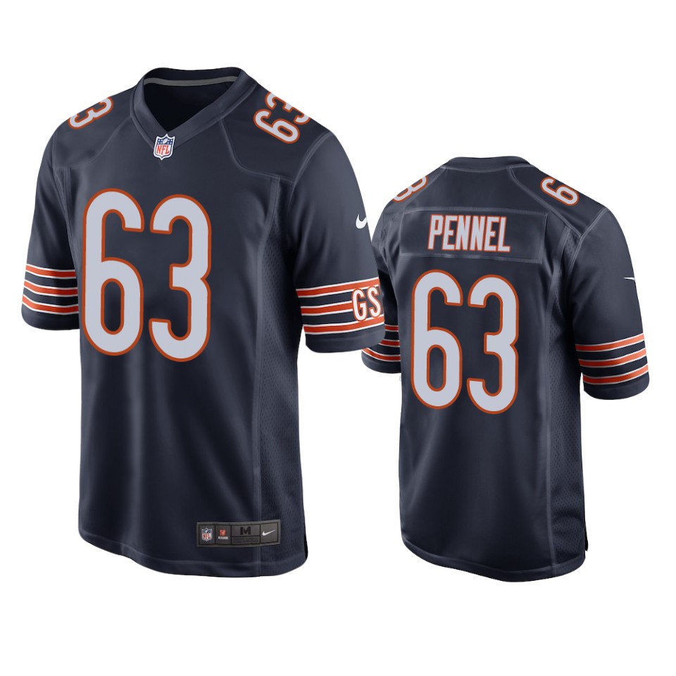 pennel bears navy game jersey
