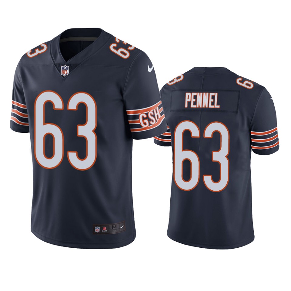pennel bears vapor limited navy jersey