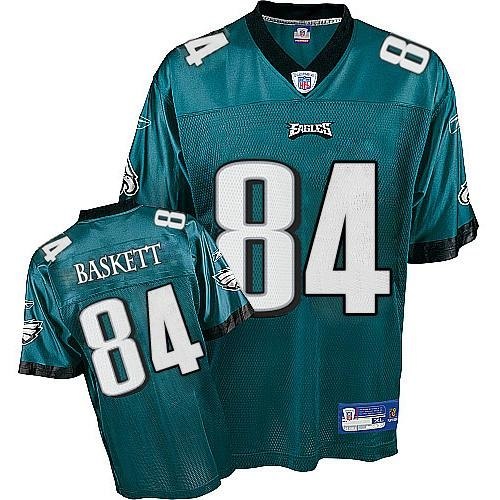 philadelphia eagles #84 hank baskett green jersey