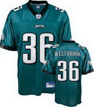 philadelphia eagles 36 brian westrbook green youth jerseys