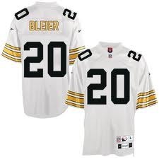 pittsburgh steelers #20 bleier throwback white