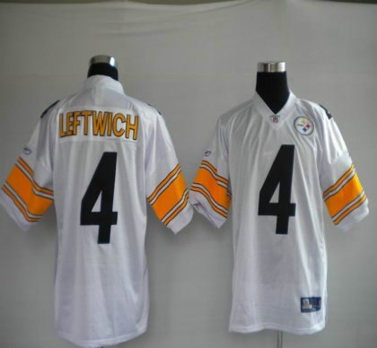 pittsburgh steelers #4 leftwich white jerseys