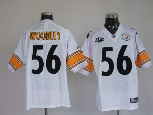 pittsburgh steelers 56 lamarr woodley white