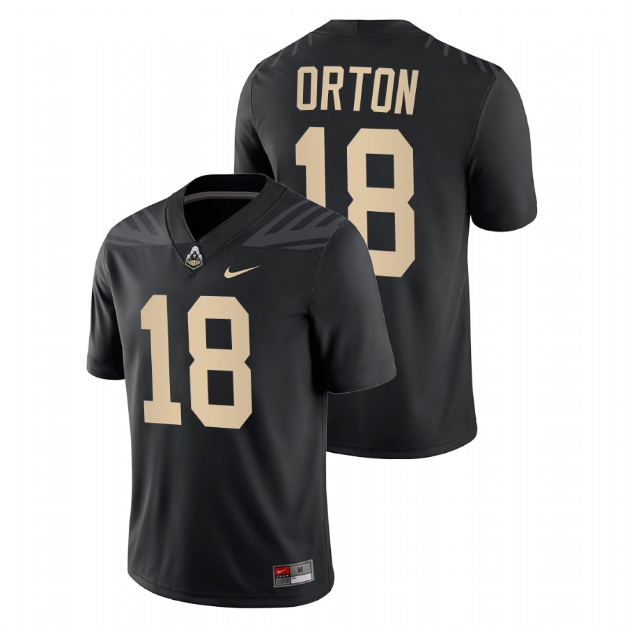purdue boilermakers kyle orton black college football jersey