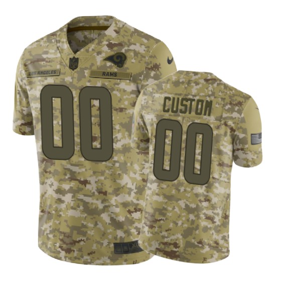 rams 00 custom 2018 salute to service jersey