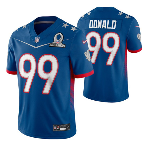 rams-aaron-donald-2022-nfc-pro-bowl-jersey-royal-game