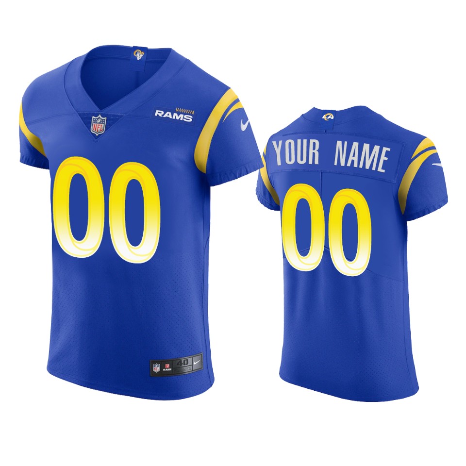 rams custom royal vapor elite jersey 0a