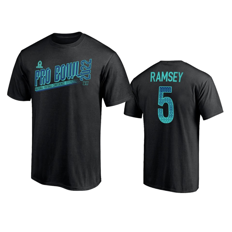 rams jalen ramsey black 2022 nfc pro bowl t shirt