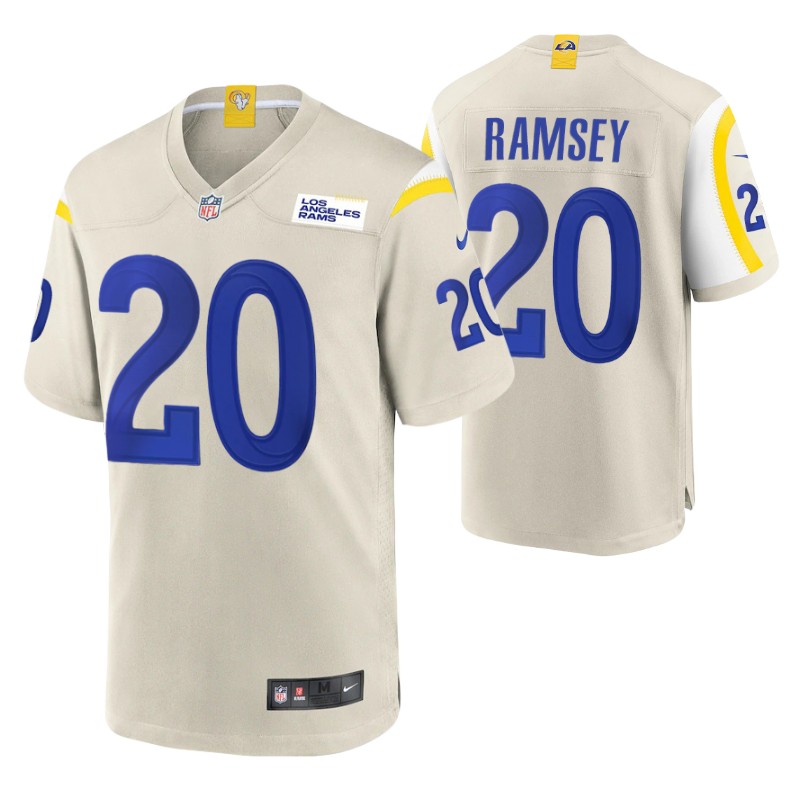 rams-jalen-ramsey-game-jersey-cream-men's
