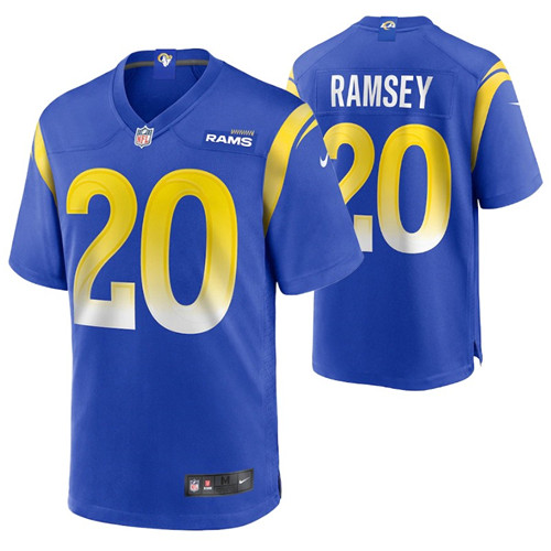 rams-jalen-ramsey-game-jersey-royal-men's