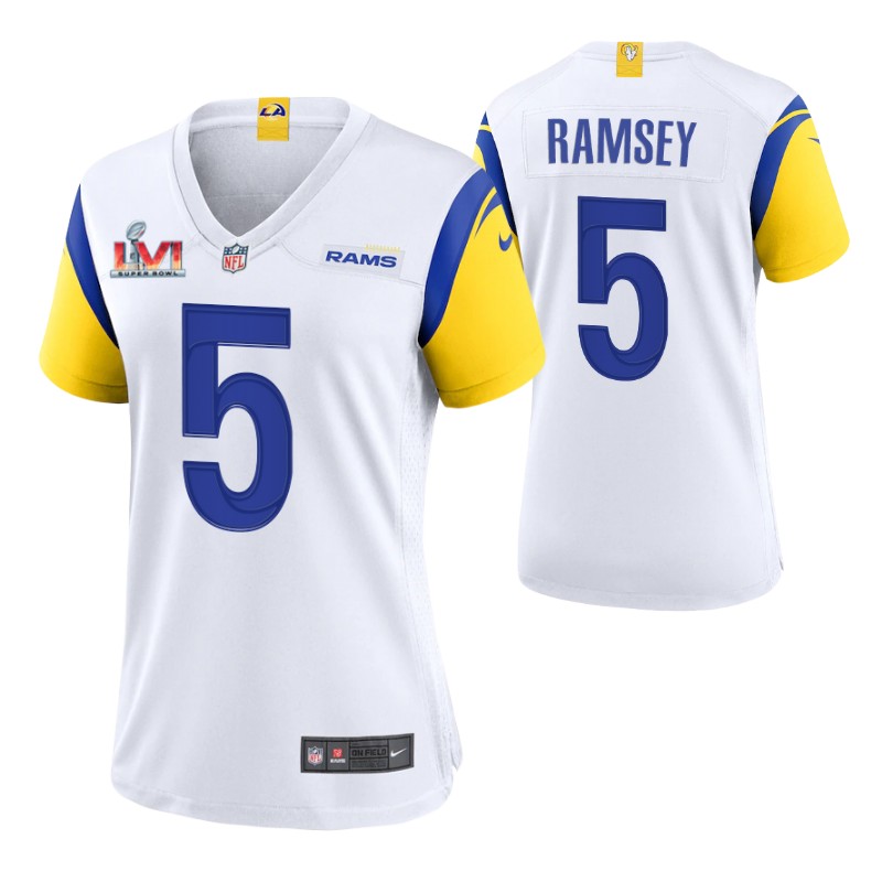 rams-jalen-ramsey-super-bowl-lvi-champions-game-jersey-game-white