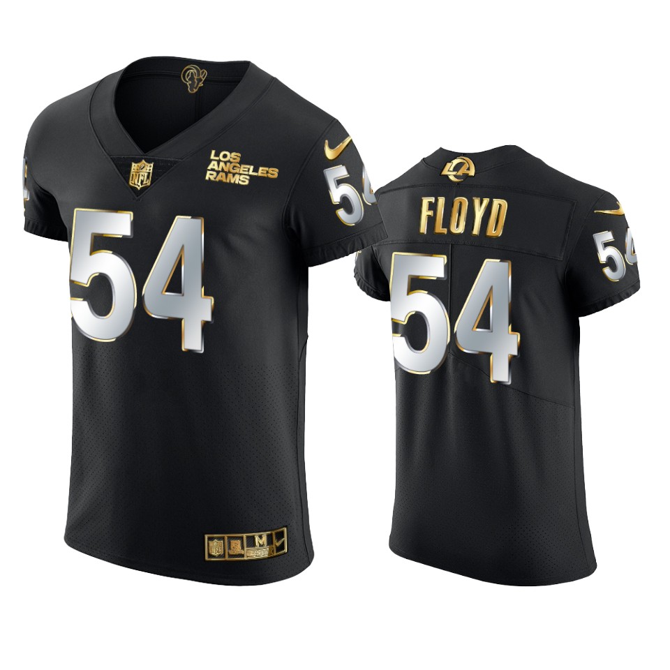 rams leonard floyd black golden edition vapor elite jersey