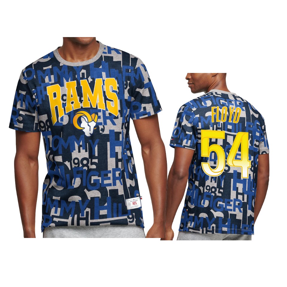 rams leonard floyd royal all over print t shirt