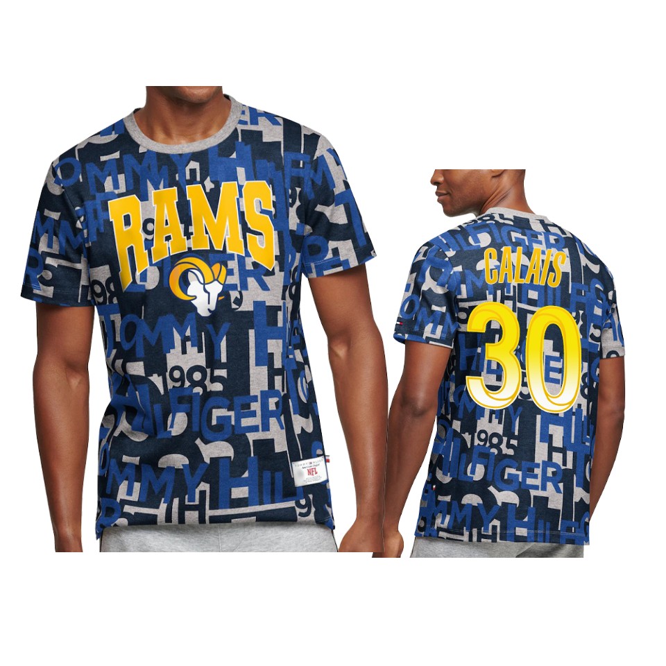 rams raymond calais royal all over print t shirt