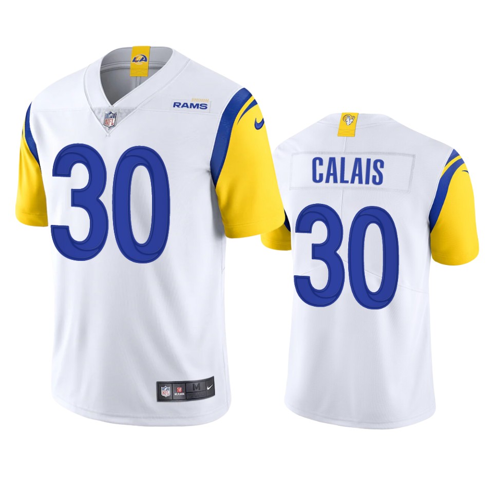 rams raymond calais white vapor jersey