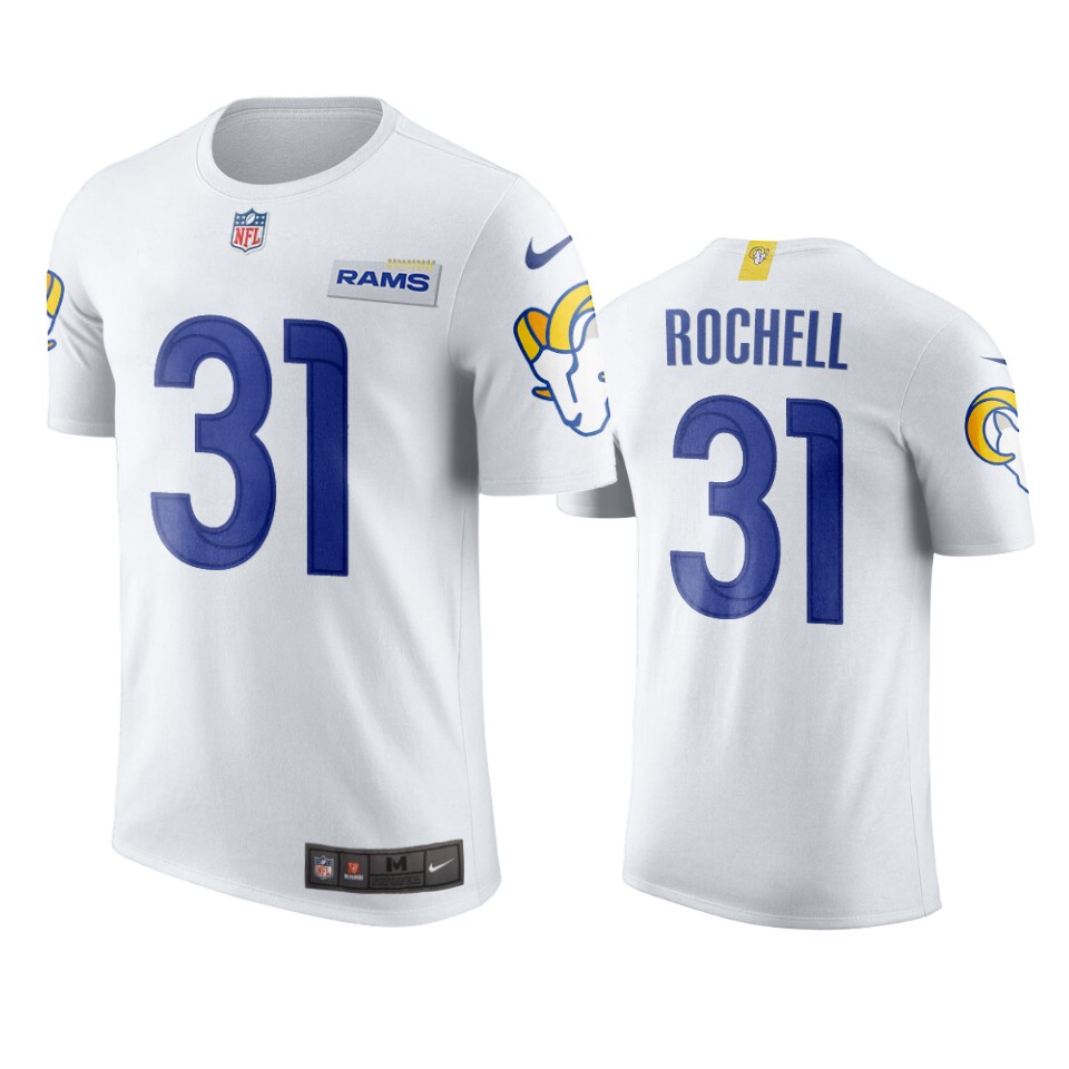 rams robert rochell white t shirt