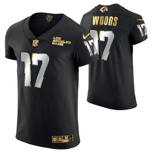 rams-robert-woods-golden-edition-jersey-black-men's