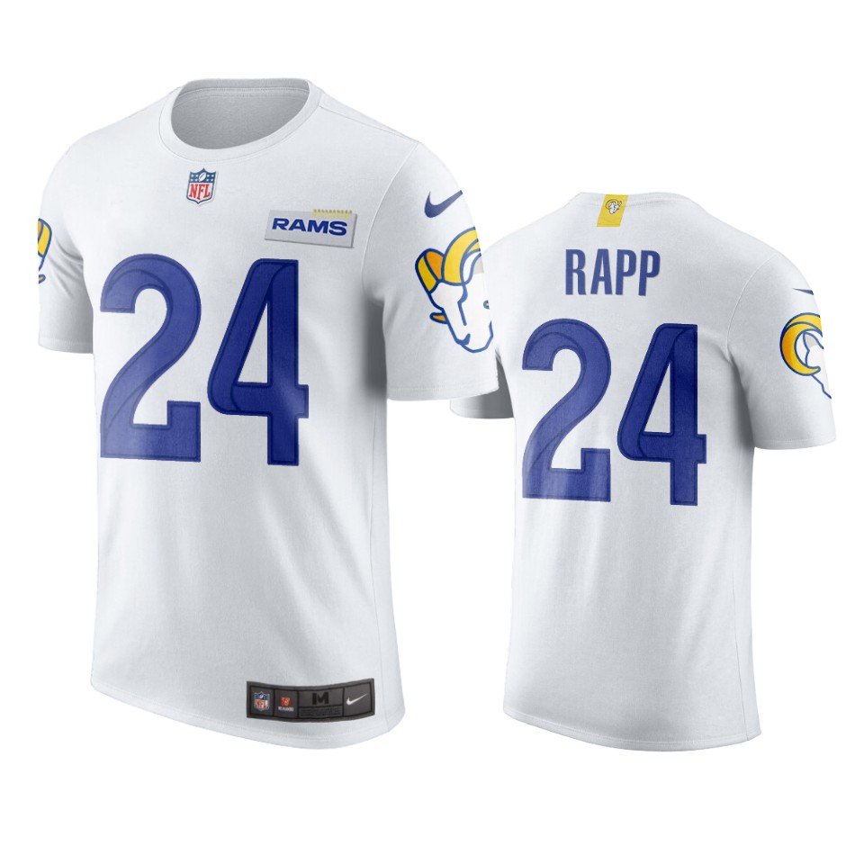 rams taylor rapp white t shirt