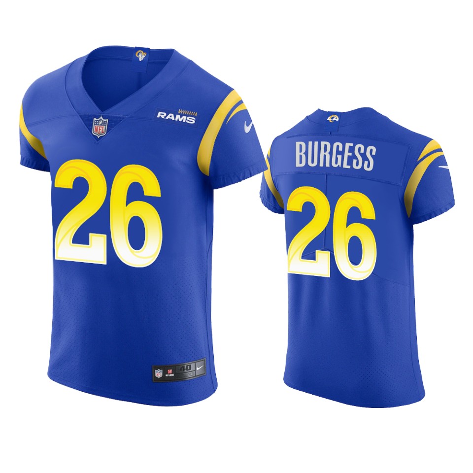rams terrell burgess royal vapor elite jersey