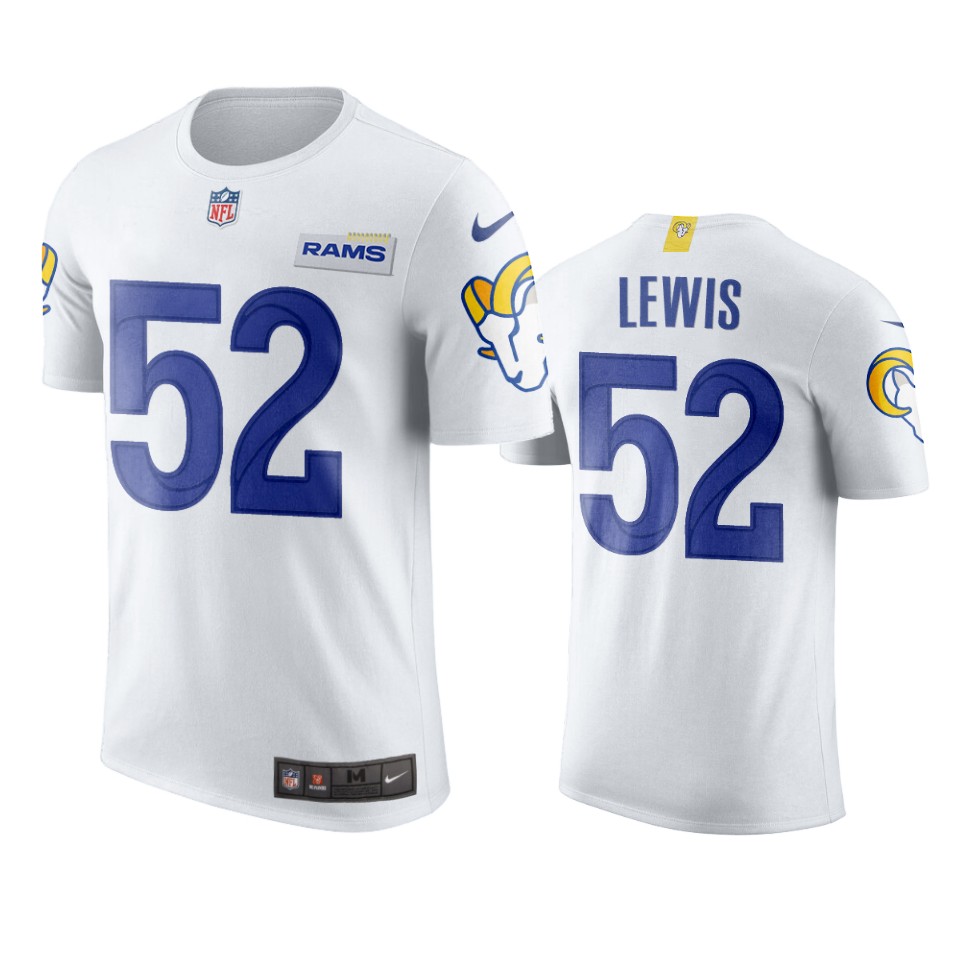 rams terrell lewis white t shirt