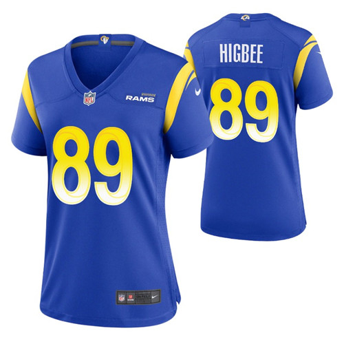 rams-tyler-higbee-game-women's-jersey-royal