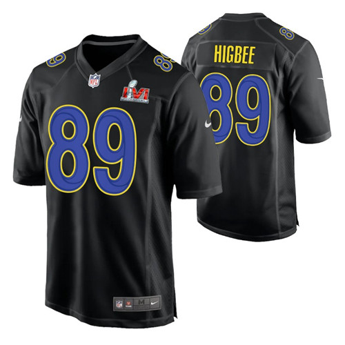 rams-tyler-higbee-super-bowl-lvi-jersey-game-black