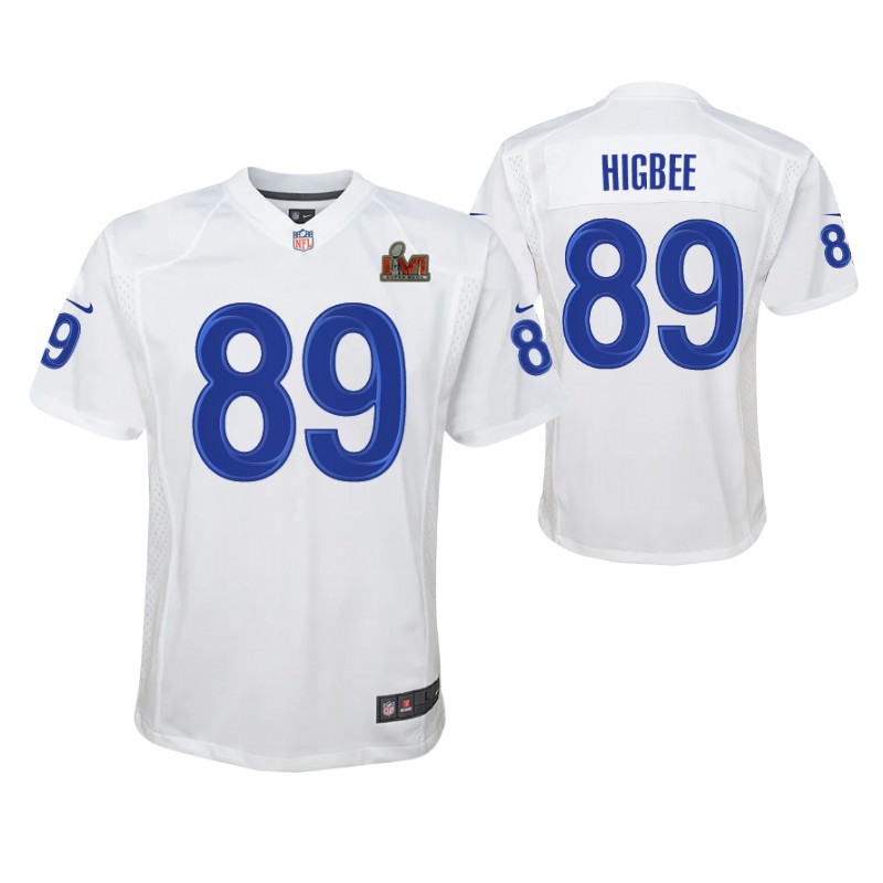 rams-tyler-higbee-super-bowl-lvi-white-jersey-youth