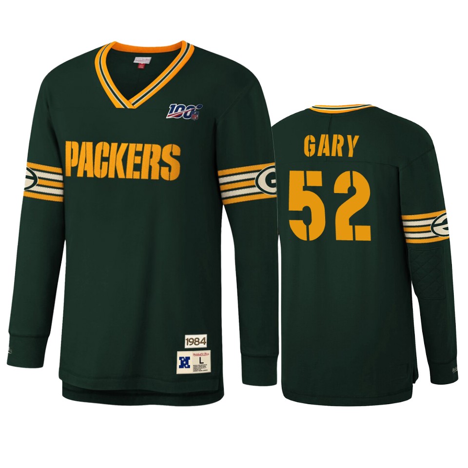 rashan gary packers green nfl 100 long sleeve t shirt