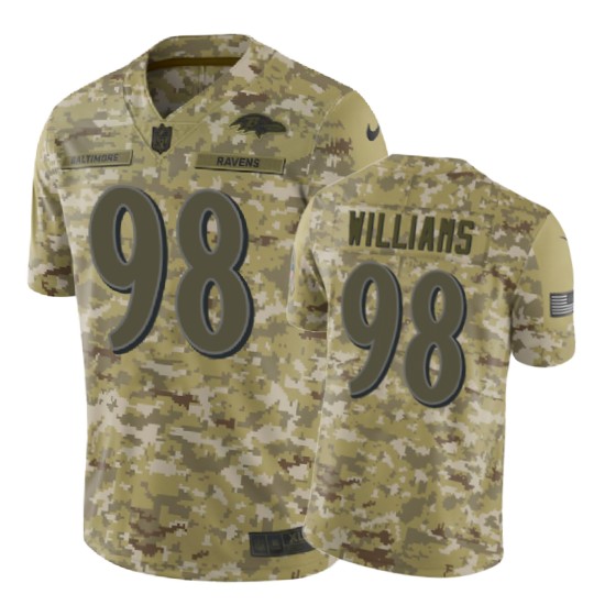 ravens 98 brandon williams 2018 salute to service jersey