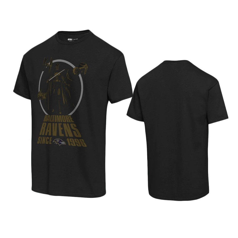 ravens black disney star wars empire title crawl t shirt