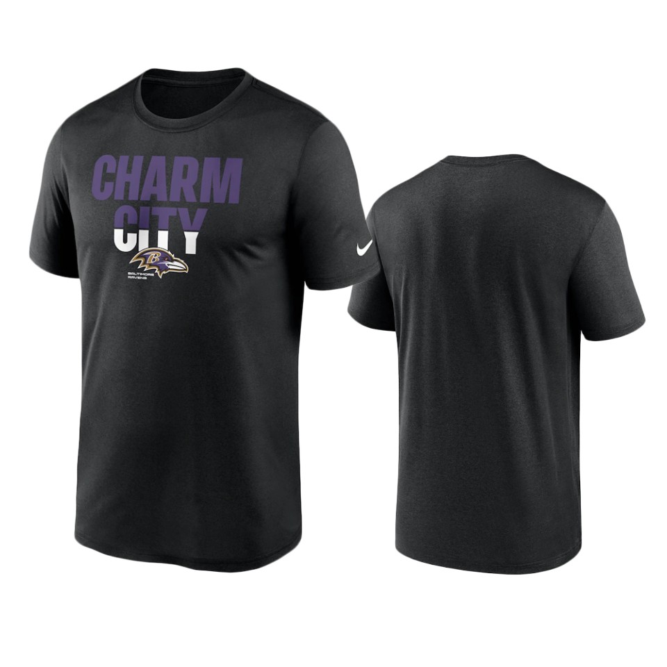 ravens black legend local phrase performance t shirt