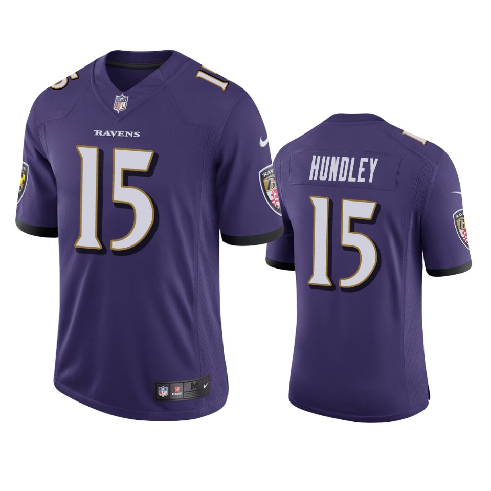 ravens brett hundley purple vapor jersey