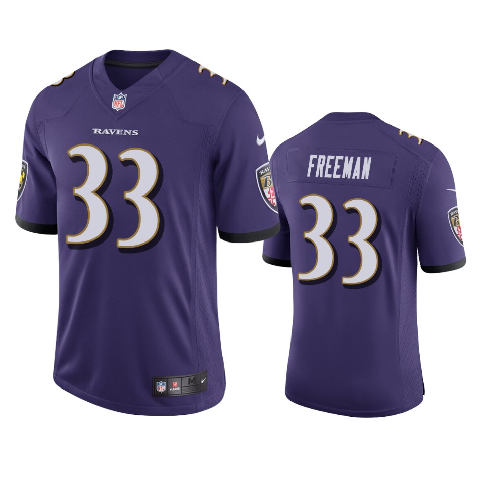 ravens devonta freeman purple vapor jersey
