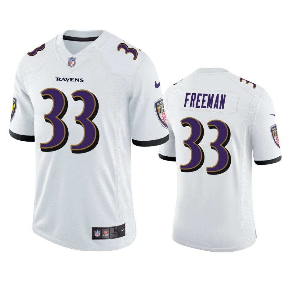 ravens devonta freeman white vapor jersey