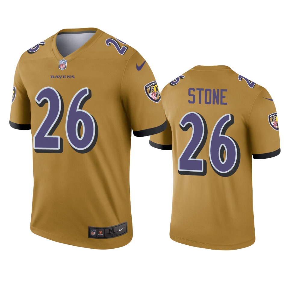 ravens geno stone gold inverted legend jersey