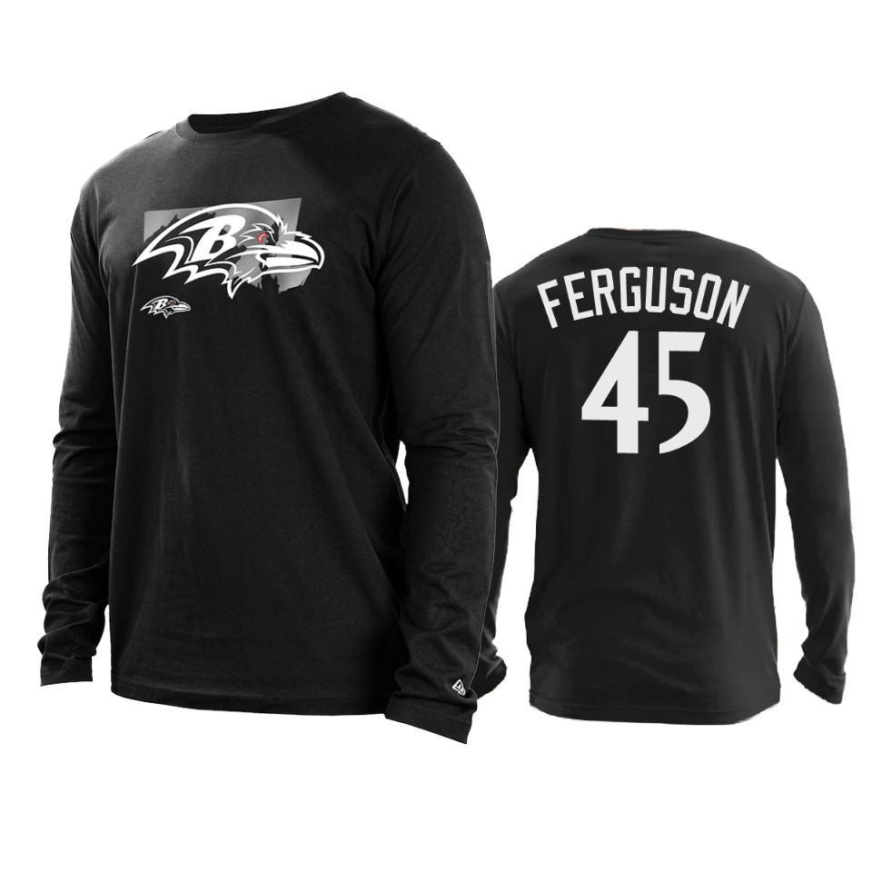 ravens jaylon ferguson black state long sleeve t shirt