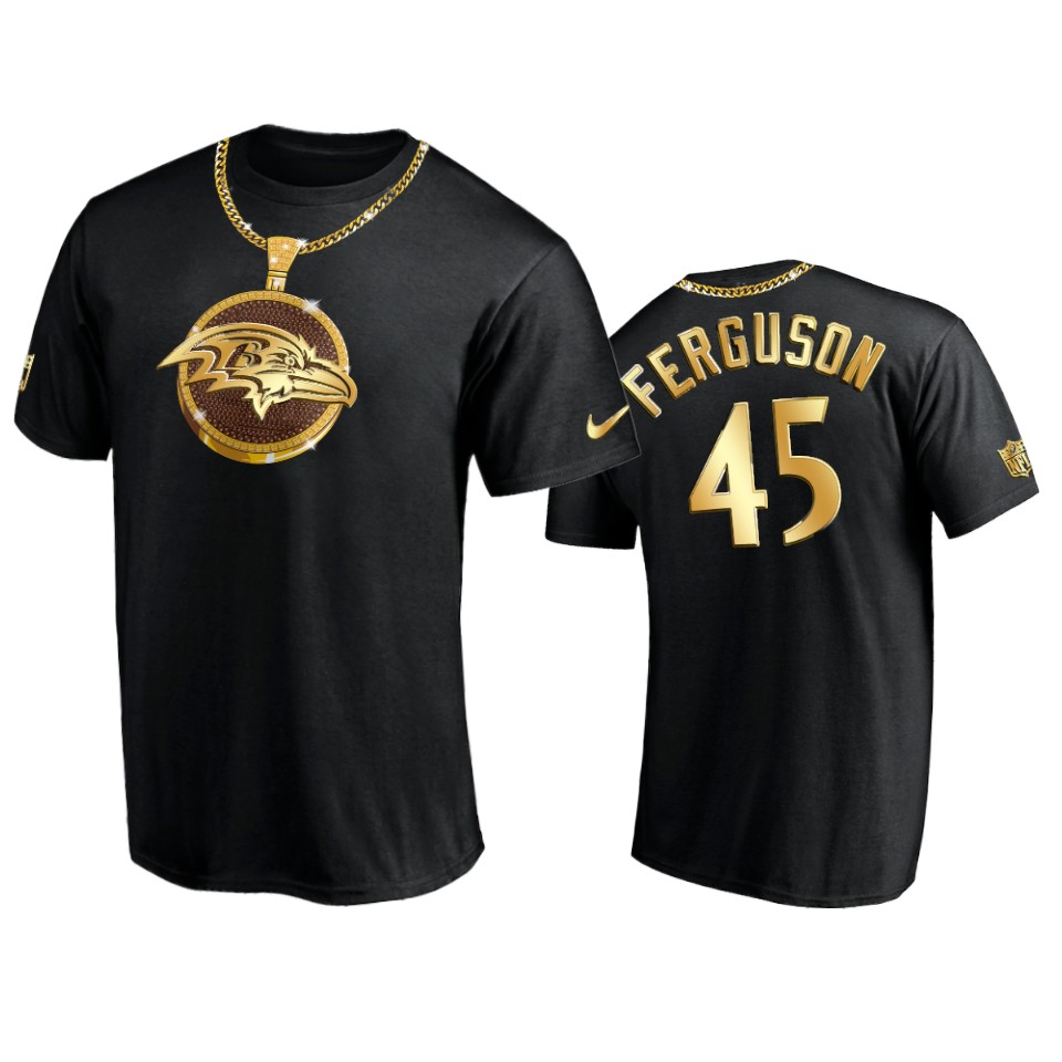 ravens jaylon ferguson black swag chain t shirt
