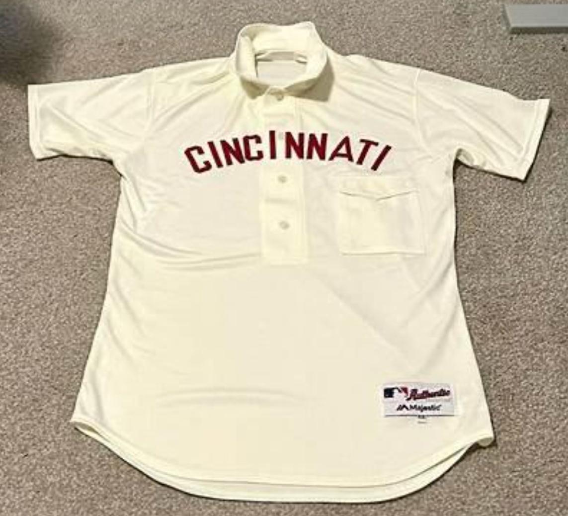 retro Cincinnati Reds baseball jersey